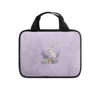 Ceudet Borsa per studio biblico, da donna, con cerniera, da uomo, Ghirlanda viola, Taglia unica