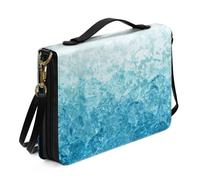 Ceudet Borse della Bibbia e borse per donne uomini Custodia per Bibbia per donne uomini Copertine Bibbia in pelle per donne uomini con tasche, Cubetti di ghiaccio, xx-large