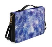 Ceudet Borse della Bibbia e borse per donne uomini Custodia per Bibbia per donne uomini Copertine Bibbia in pelle per donne uomini con tasche, Tie-dye Arte, L