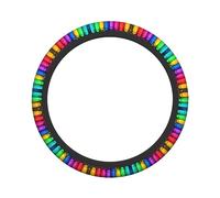Ceudet Colorato Pastelli Stretch Volante Coprivolante Antiscivolo Morbido Confortevole Facile da Installare Temperatura Costante Diametro 38,1 cm Larghezza 4,1 cm