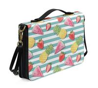 Ceudet Copertine bibliche personalizzate per donne uomini accessori biblici donne uomini bambini Copertine bibliche per ragazze ragazzi, Frutti Estivi, x-large