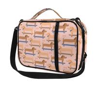 Ceudet Copertine per Bibbia per bambini per ragazze Custodia per il trasporto Bibbia Borsa per libri Bibbia Personalizzata Copertine per le donne, Stampa cucciolo carino, Taglia unica