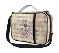 Ceudet Copertine per Bibbia per donne e uomini, con tasche, carino, custodia per Bibbia Diversebee, copertura per Bibbia con cinturino, Stampa Croce Fiore, Taglia unica