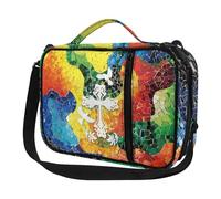 Ceudet Copertine per Bibbia per donne e uomini, con tasche, carino, custodia per Bibbia Diversebee, copertura per Bibbia con cinturino, Stampa con croci colorate, Taglia unica