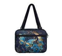 Ceudet Copertine per Bibbia per donne e uomini, custodia per il trasporto della Bibbia di grandi dimensioni per la scuola della chiesa, borsa per la Bibbia portatile per libri penne regali, Luna