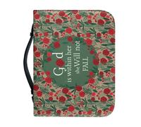 Ceudet Copertine per libri per copertina rigida grande bibbia custodia per donne uomini copertine per libri per bibbie, Rose rosse., x-large