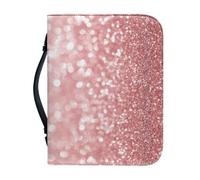 Ceudet Copertura per Bibbia in pelle per uomo e donna, Cristallo rosa., L