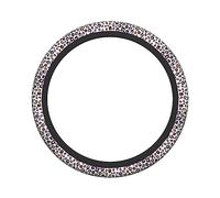Ceudet Coprivolante alla moda con stampa leopardata bianca e selvaggia, in microfibra, morbido al tatto, per donne e uomini (38,1 cm)