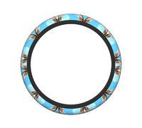 Ceudet Coprivolante elasticizzato con gabbiani in volo, antiscivolo, morbido, confortevole, facile da installare, temperatura costante, diametro 38,1 cm, larghezza 4,1 cm