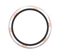Ceudet Coprivolante elasticizzato in carta con frammenti di colore, antiscivolo, morbido, confortevole, facile da installare, temperatura costante, diametro 38,1 cm, larghezza 4,1 cm