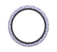 Ceudet Coprivolante elastico con pinguino blu, in microfibra, morbido al tatto, per donne e uomini (38,1 cm)