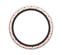 Ceudet Coprivolante elastico con pinguino rosa in stile cartone animato, in microfibra, morbido al tatto, per donne e uomini (38,1 cm)