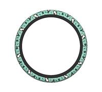 Ceudet Coprivolante elastico con pinguino verde in microfibra morbida al tatto, per donne e uomini (38,1 cm)