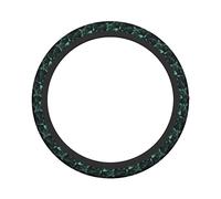 Ceudet Coprivolante elastico in microfibra, morbido al tatto, con gatto nascosto in una foglia, per donne e uomini (38,1 cm)