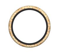 Ceudet Coprivolante in carta elastica con foglie ingiallite, in microfibra, morbido al tatto, per donne e uomini (38,1 cm)