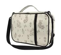 Ceudet Custodia della Bibbia occidentale per bambini, per ragazze, borse da chiesa da donna, Stampa Farfalle Grigio, Taglia unica