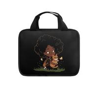 Ceudet Custodia per Bibbia Black Girl per bambini, per ragazze, grande, per donne, uomini, bibbia, ragazze, borsa per libri, per studio, uso quotidiano, Ragazza nera, Taglia unica