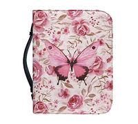 Ceudet Custodia per Bibbia con motivo cane dalmata, per donne e uomini, in pelle PU, grande borsa per la Bibbia con manico, borsa per bibbia con cerniera, per forniture per studio biblico, XL,