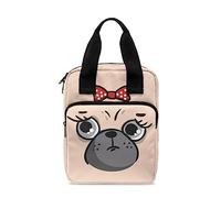 Ceudet Custodia per bibbia con stampa floreale verde con farfalle e scritta "Bible Bag" per donne e uomini borsa per la Bibbia per bambini, Simpatico fiocco per cani, Taglia unica