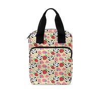 Ceudet Custodia per Bibbia da donna, con tasca con cerniera, Fragola Panda Floreale, Taglia unica