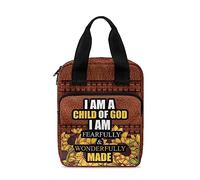 Ceudet Custodia per Bibbia da donna, con tasca con cerniera, Idioma Girasole, Taglia unica