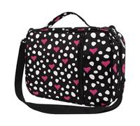 Ceudet Custodia per Bibbia da uomo e da donna, con tracolla, Pink Love04, Taglia unica