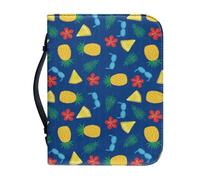 Ceudet Custodia per bibbia extra large per donne e uomini, in pelle, misura media, Occhiali da sole Ananas, M