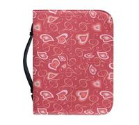 Ceudet Custodia per Bibbia gialla in pelle verde Love Bibbia per donne e uomini, custodia per Bibbia da donna, in pelle PU, con cerniera, custodia per il trasporto della Bibbia di grandi dimensioni,