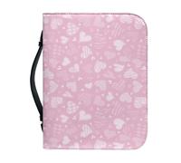 Ceudet Custodia per Bibbia gialla in pelle verde Love Bibbia per donne e uomini, custodia per Bibbia da donna, in pelle PU, con cerniera, custodia per il trasporto della Bibbia di grandi dimensioni,