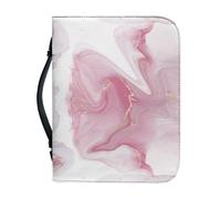 Ceudet Custodia per Bibbia in pelle con scena innevata, per donne e uomini, custodia per bibbia da donna, in pelle PU, con cerniera, custodia per il trasporto della Bibbia di grandi dimensioni, adatta