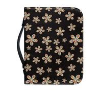 Ceudet Custodia per Bibbia in pelle per donna e bambini, Colore Flowers03, x-large