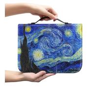 Ceudet Custodia per bibbia marrone per donne e uomini, borsa classica per il trasporto della Bibbia con cerniera Chiesa grande libro Bibbia Protector Trust in The Awith All Your Heart Bibbia cover,
