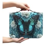 Ceudet Custodia per bibbia marrone per donne e uomini, borsa classica per il trasporto della Bibbia con cerniera Chiesa grande libro Bibbia Protector Trust in The Awith All Your Heart Bibbia cover,