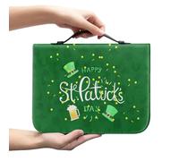 Ceudet Custodia per bibbia marrone per donne e uomini, borsa classica per il trasporto della Bibbia con cerniera Chiesa grande libro Bibbia Protector Trust in The Awith All Your Heart Bibbia cover,