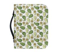 Ceudet Custodia per Bibbia per bambini, in pelle, extra large, per donne e uomini, Avocado carino 01, M
