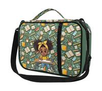 Ceudet Custodia per bibbia per ragazze e ragazzi, custodia per bibbia con cinturino, Bambina dall'Africa, Taglia unica