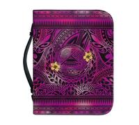 Ceudet Custodia per bibbia viola e blu da donna, in pelle, con manici, borsa per la Bibbia, borsa per diario, custodia per il trasporto della Bibbia, per donne, protezione per libri per amanti dei