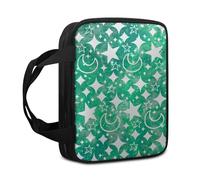 Ceudet Custodia per il trasporto della Bibbia, per bambini, per la Bibbia, Luna Stella Verde, Taglia unica