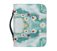 Ceudet Custodia per il trasporto della Bibbia per le donne Borse Bibbia Copertine personalizzate, Coccinella Fiore M, xx-large