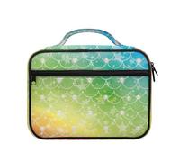 Ceudet Custodia per la Bibbia per bambini per ragazze Custodia per Bibbia per bambini Bibbia, Arcobaleno Sirena Scale04, Taglia unica