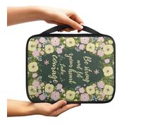 Ceudet Daisy Bible Covers per uomo Custodia portatile per Bibbia Custodia leggera da donna Coperture per la Bibbia Impermeabile Borsa da Chiesa Borsa per il trasporto Bibbia Tote Bag Dimensioni
