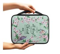 Ceudet Daisy Bible Covers per uomo Custodia portatile per Bibbia Custodia leggera da donna Coperture per la Bibbia Impermeabile Borsa da Chiesa Borsa per il trasporto Bibbia Tote Bag Dimensioni