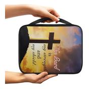 Ceudet Daisy Bible Covers per uomo Custodia portatile per Bibbia Custodia leggera da donna Coperture per la Bibbia Impermeabile Borsa da Chiesa Borsa per il trasporto Bibbia Tote Bag Dimensioni