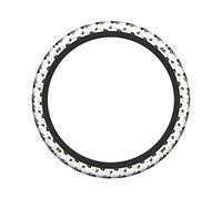Ceudet Happy Busy Bees, coprivolante elastico in microfibra, morbido al tatto, per donne e uomini (38,1 cm)