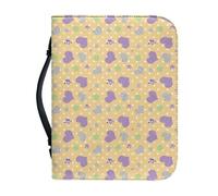 Ceudet Kit di accessori per la Bibbia, borsa tote per ragazze e donne, Amore viola, L