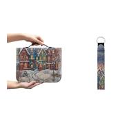 Ceudet Rose Butterfly Bibbia Covers per uomo donna Bibbia cover PU pelle Bibbia custodia per il trasporto di grandi dimensioni portachiavi portachiavi multifunzionale, Casa, 2XL(12*9*2.4 inches)