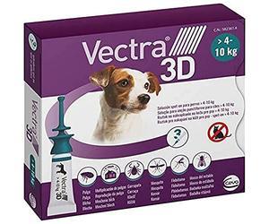 Ceva - 3D Vectra cani di piccola taglia 4-10 kg, 3 pipette - 1500 g