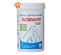Actinorm Pro Compresse per Cani e Gatti - 1 confezione da 60 compresse - 1° ORDINE? scegli lo sconto BZR5 / BZR20 + 200 punti fedeltà - Integratori per cani