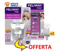 Ceva Feliway HELP Starter kit → DIFFURSORE + RICARICA riduce lo stress dei Gatti