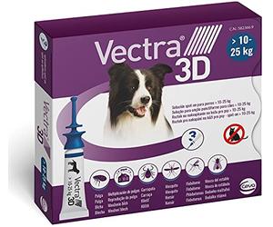 Ceva - media Vectra 3D cani 10-25 kg, 3 pipette - 1500 g